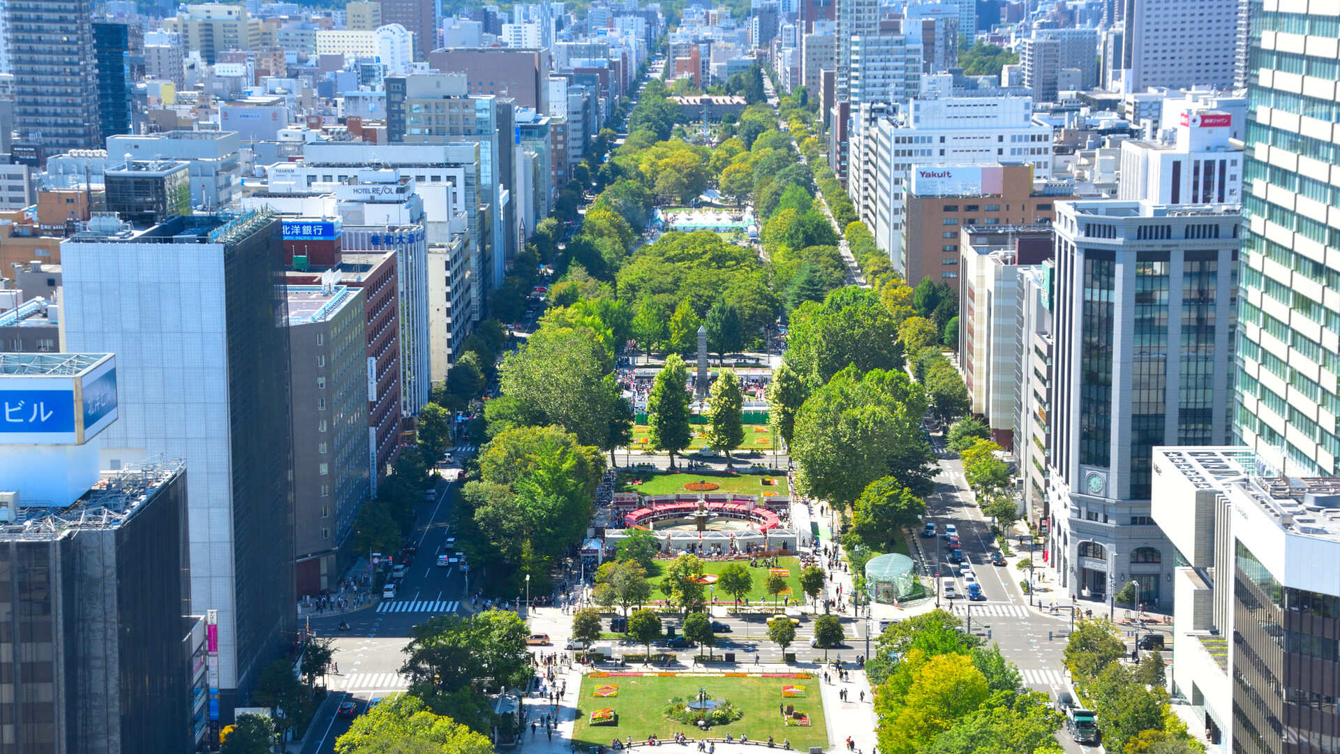 札幌大通りの風景